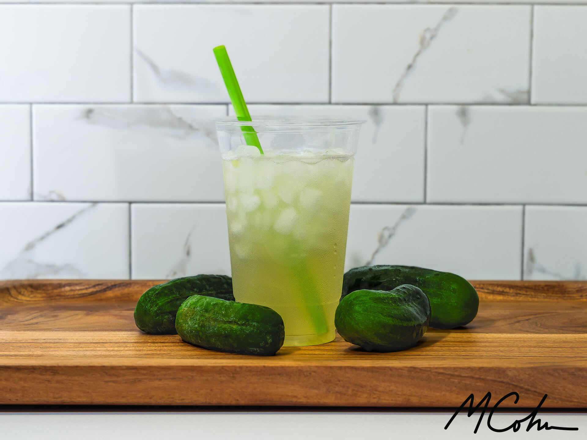 In-studio beverage photography