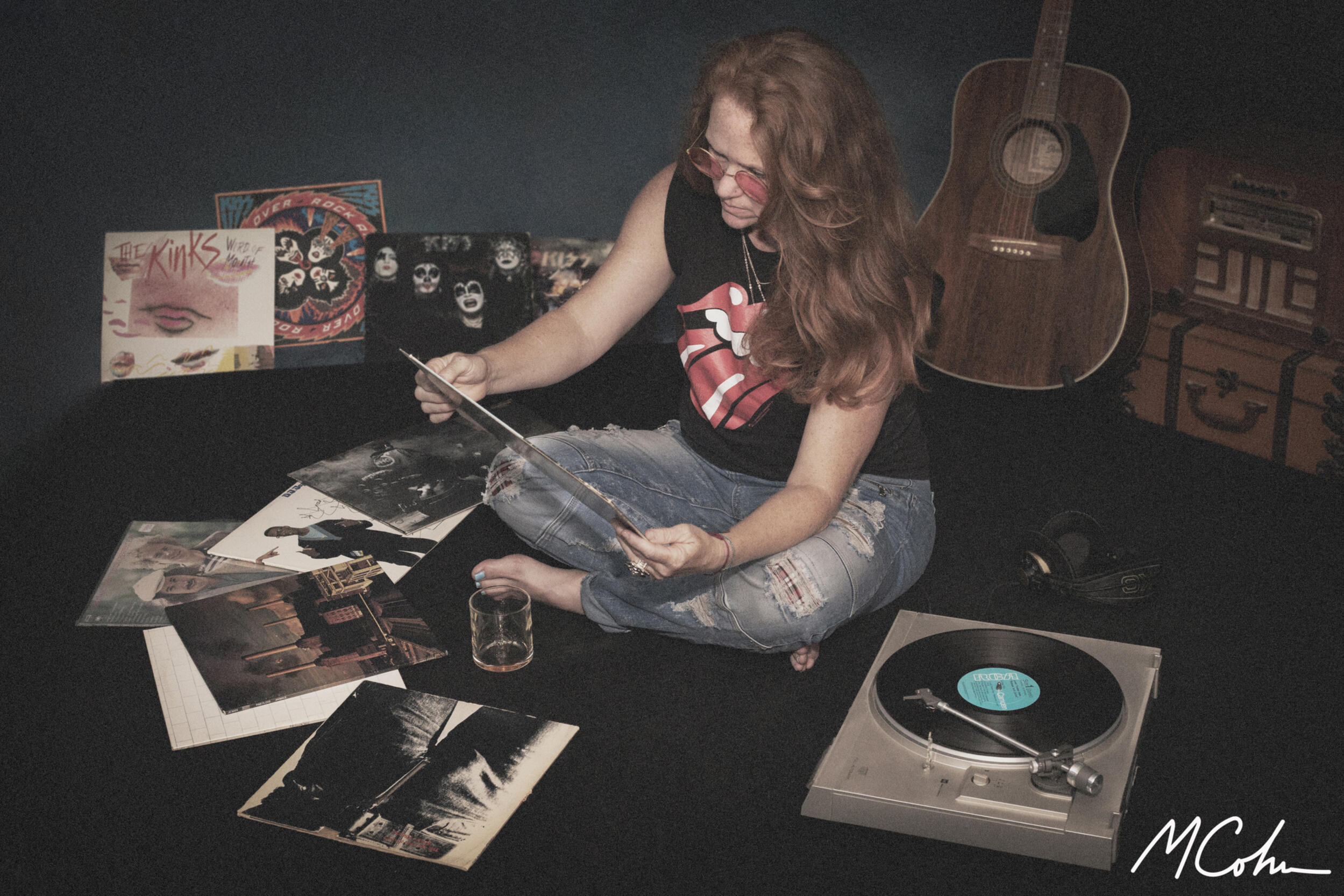 Stephanie with Records