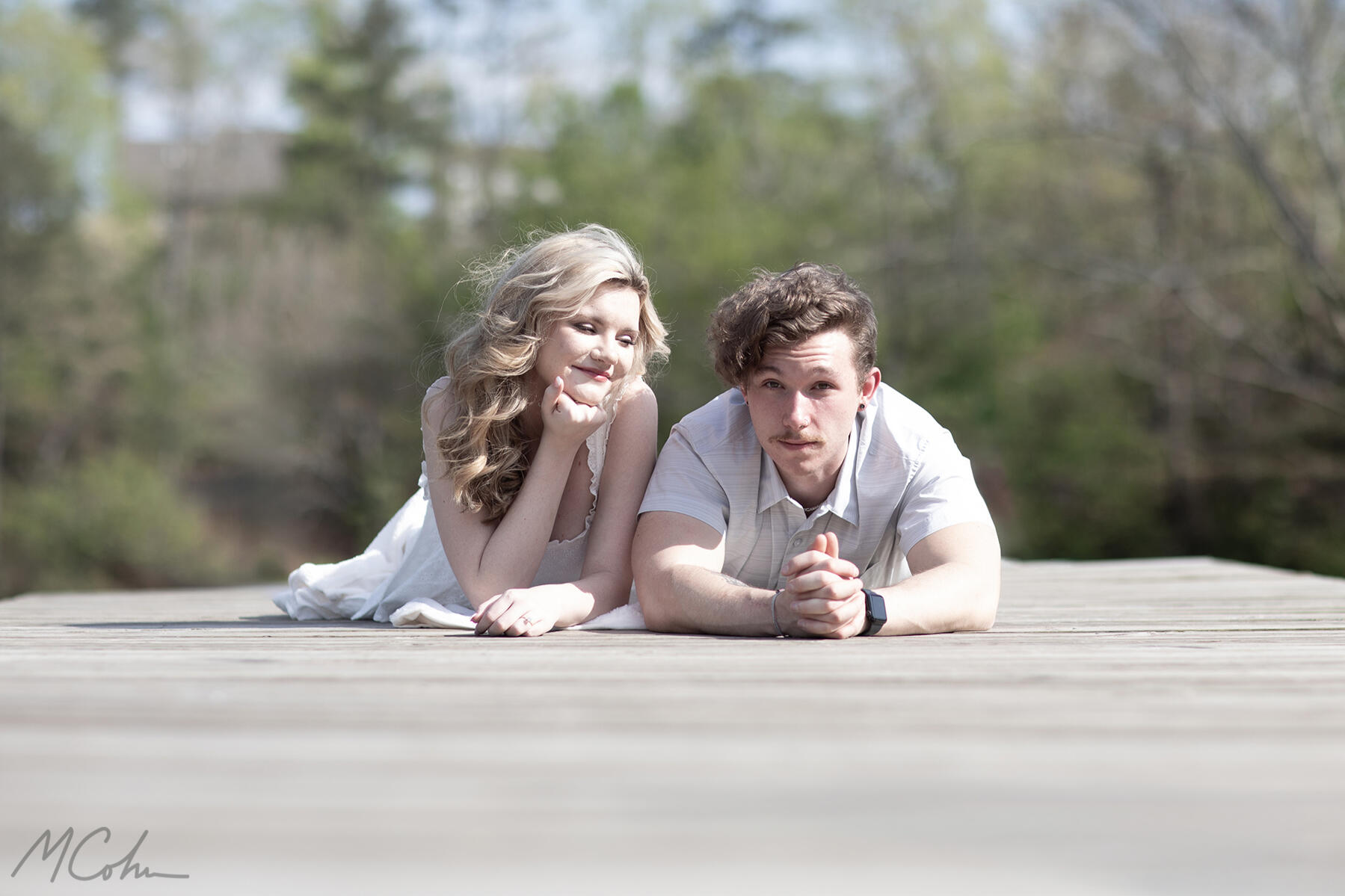 Kaleigh and Jacob on the Dock